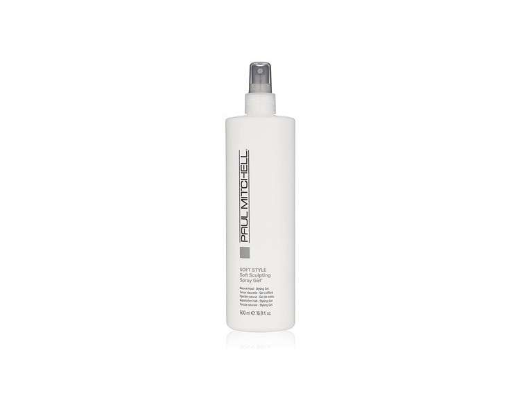 Paul Mitchell Soft Sculpting Spray Gel Natural Hold Soft Finish For All Hair Types 16.9 Fl Oz