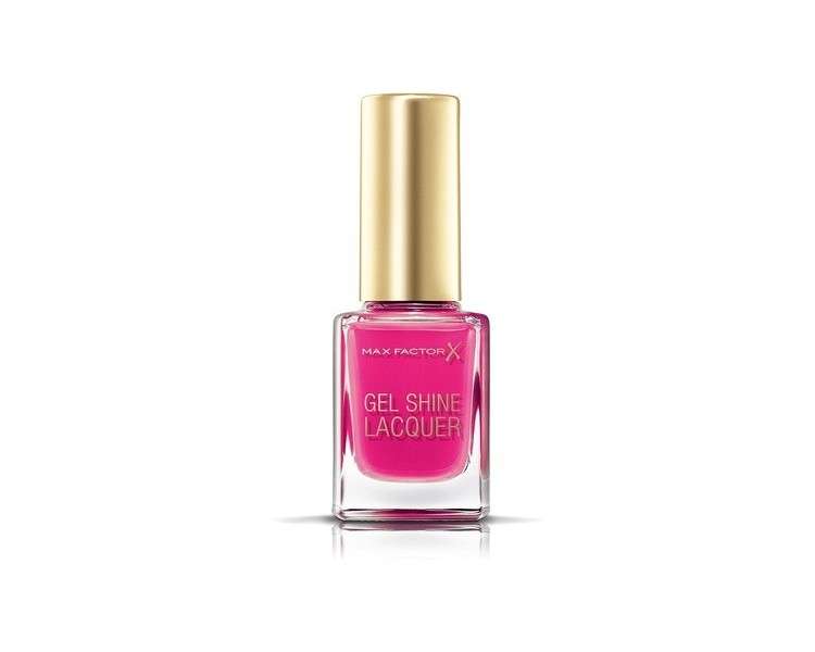 Max Factor Gel Shine Lacquer Nail Polish 11ml 30 Twinkling Pink