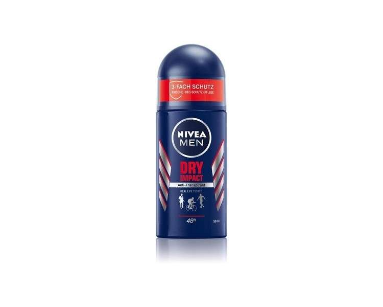 Nivea Men Dry Impact German Anti Perspirant Roll On 50ml