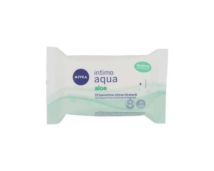 Nivea Intimo Aqua Intimate Moisturizing Wipes Aloe