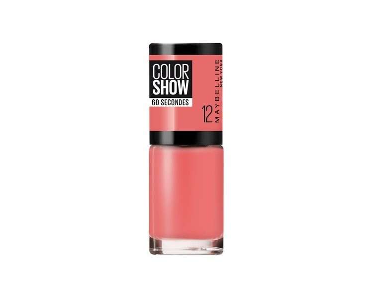 Maybelline Color Show Nail Polish Number 12 Sunset Cosmo