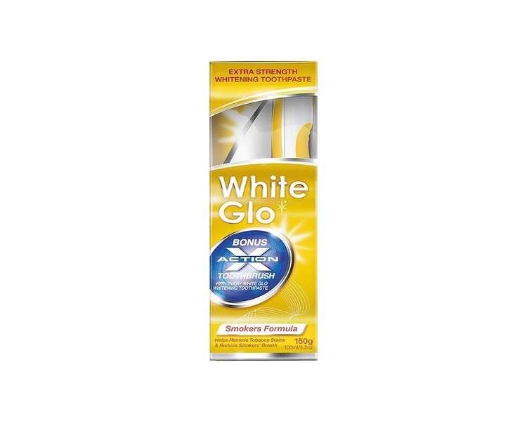 White Glo Smokers Formula Intense Extra Strength Whitening Toothpaste 150g