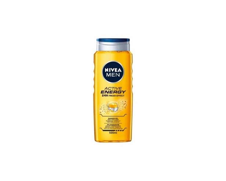 Nivea Men Active Energy 24 Fresh Effect Shower Gel for Men 500ml