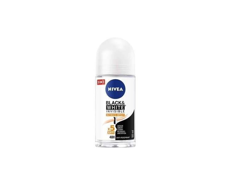 Nivea Women Invisible Black and White Ultimate Impact Roll-On 50ml