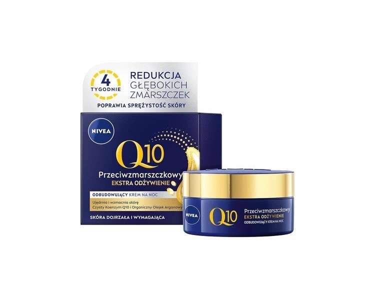 Q10 Power Anti-Wrinkle and Firming Night Face Cream 50ml