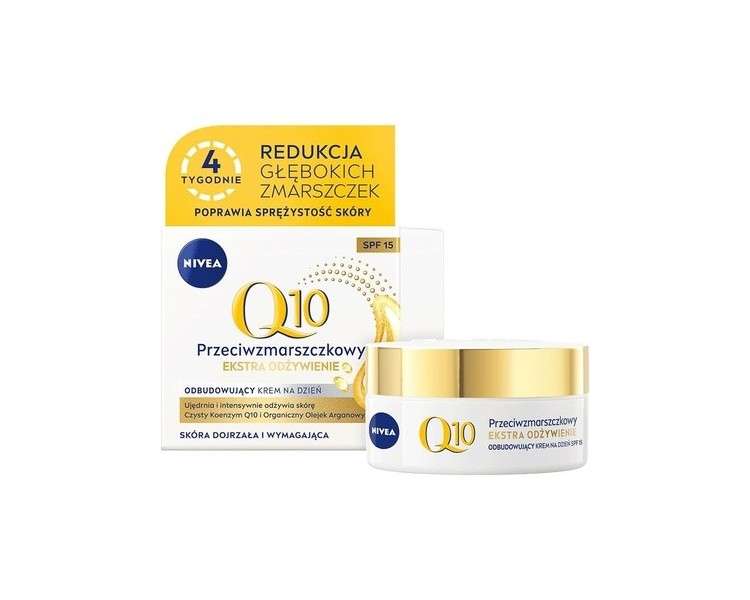 Q10 Power Anti-wrinkle + Extra-nourishing Day Cream  50ml  SPF 15