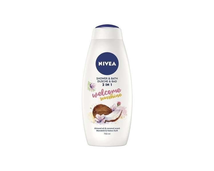 Nivea Welcome Sunshine 2in1 Bath & Shower Gel 750ml