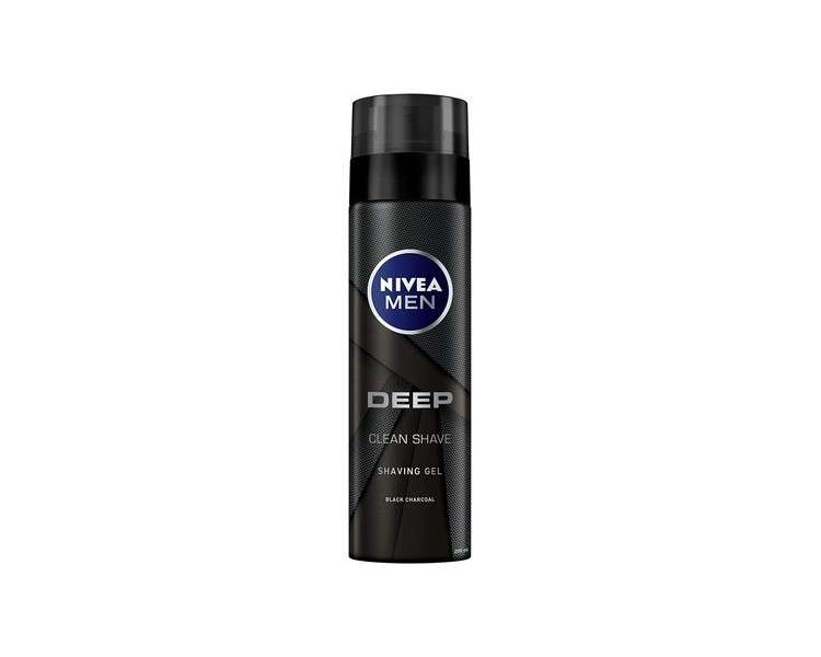 Nivea Men Deep Shaving Gel Black Carbon 200ml