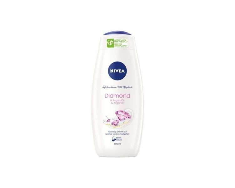 Nivea Diamond & Argan Oil 500ml - Shower Cream for Women
