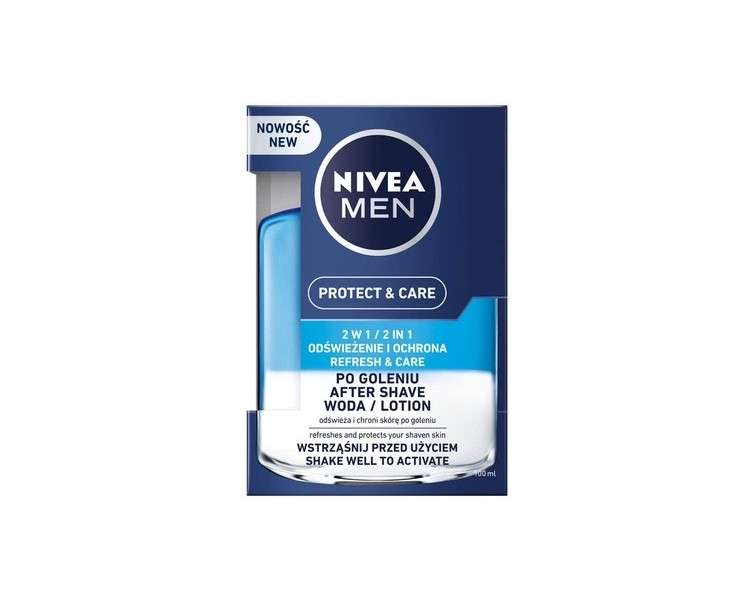 Nivea Men Protect & Care 2in1 Aftershave 100ml