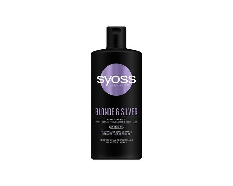 Syoss Blonde & Silver Shampoo 440ml