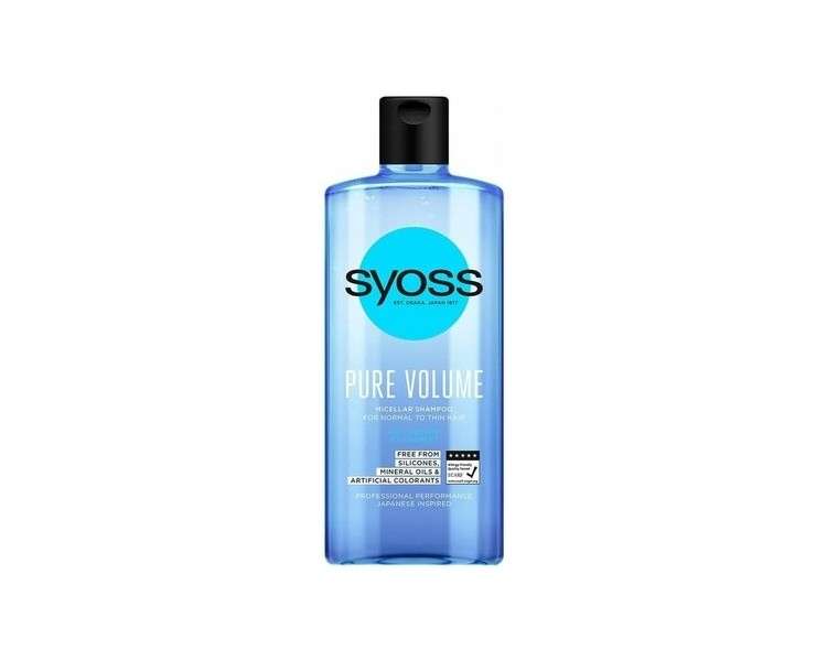 Syoss Pure Volume Micellar Shampoo 440ml