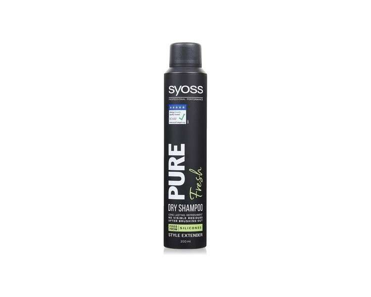 Syoss Pure Fresh Dry Shampoo Refreshing 200ml