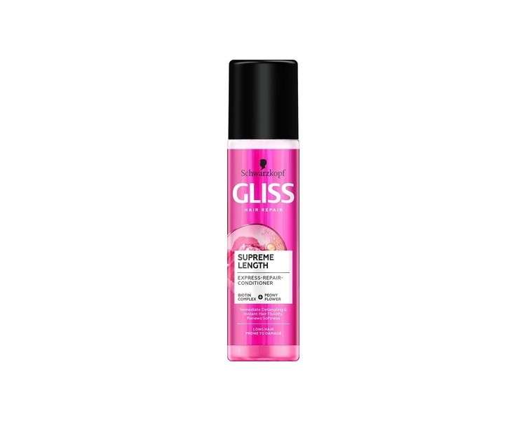 Schwarzkopf Gliss Kur Supreme Length Express Repair Conditioner Spray 200 Ml / 6.7 Fl Oz