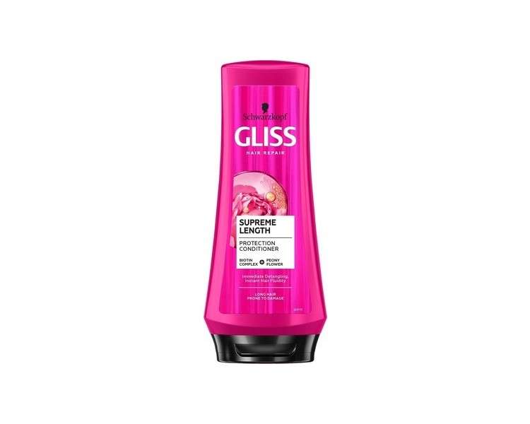 Schwarzkopf Gliss Supreme Length Conditioner for Long and Resilient Hair 200ml