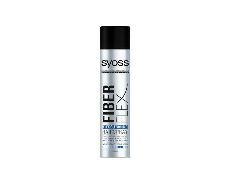 Syoss Fiberflex Flexible Volume Hair Spray with Extra Strong Additional Volume 300ml