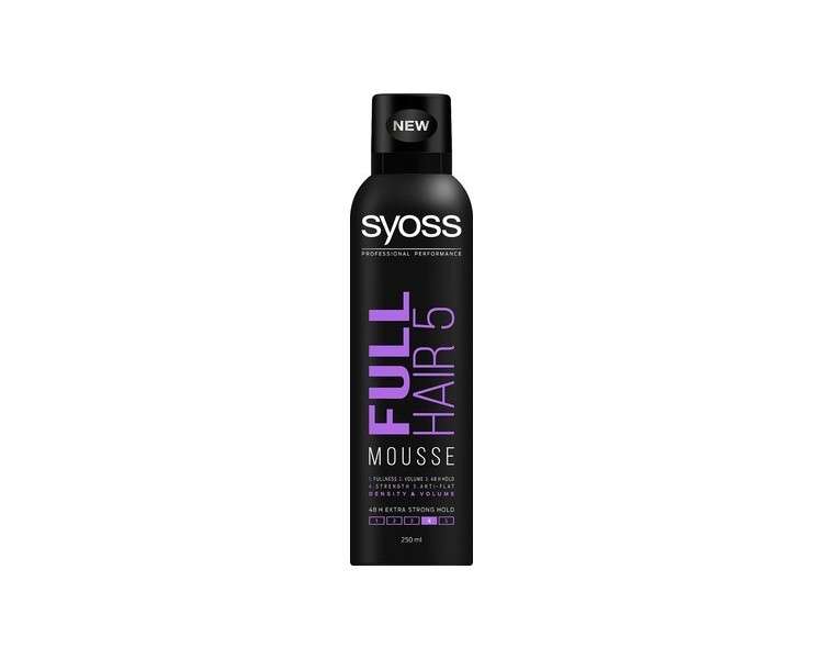 Syoss Full Hair 5 Extra Strong Mousse 250ml