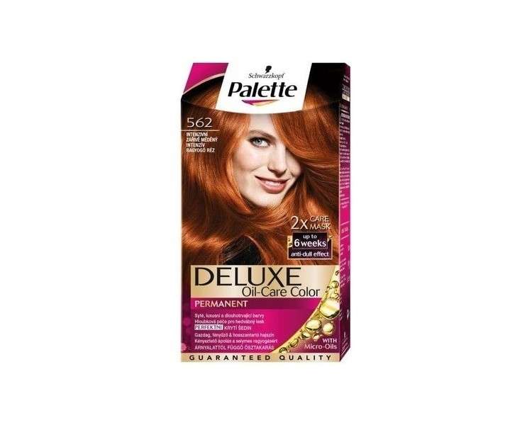 Palette Deluxe 562 Intensive Shiny Copper Permanent Hair Color 115ml