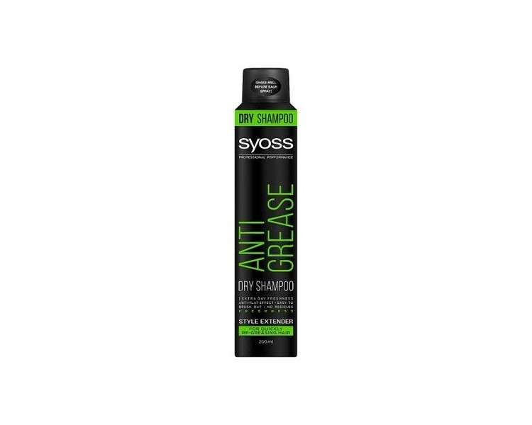 Syoss Anti Grease Dry Shampoo 200ml