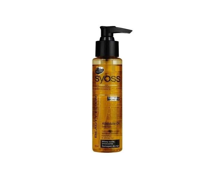 Schwarzkopf - Syoss - Elixir of beauty absolute Oil Conditioner for damaged, dry and dyed hair 100ml
