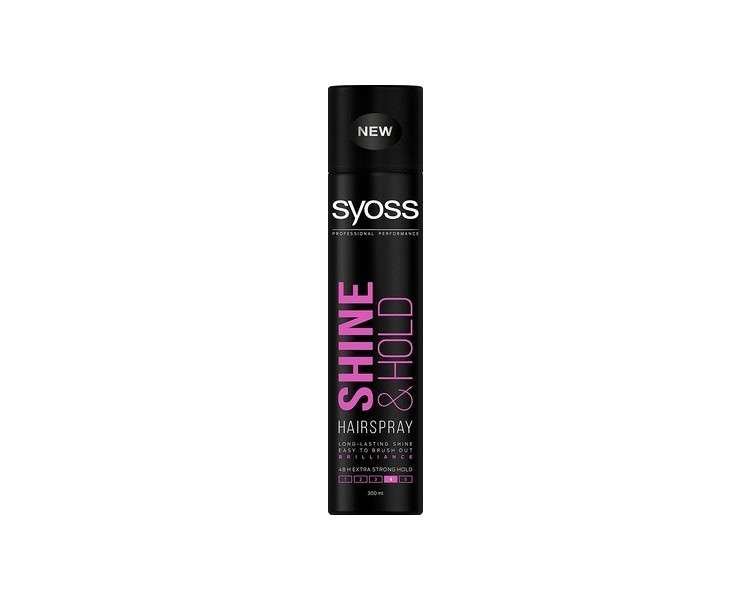 Syoss Shine & Hold Extra Strong Hair Spray 300ml