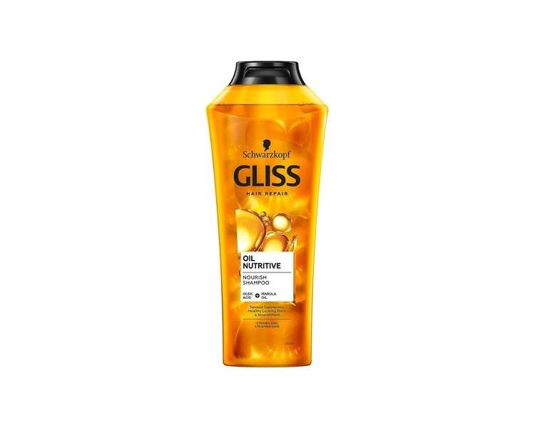 GLISS Oil Nutritive Shampoo Nourishing Shampoo for Dry and Damaged Hair 400ml