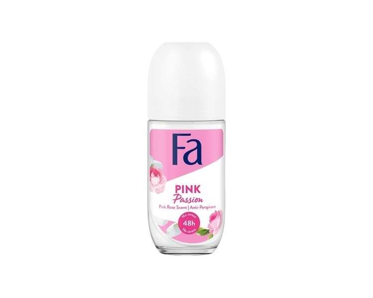 FA Pink Passion Antiperspirant Roll-on Floral Scent 150ml