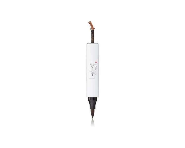 MI-RÊ Eyebrow Felt + Mascara Eyebrow Pencil Brow Feather Perfection Brown 8.2g Gold Bronze