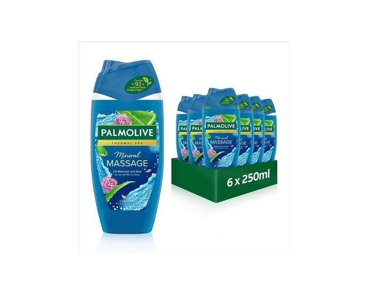 Palmolive Wellness Massage Shower Gel 250ml with Sea Salt, Aloe Extract and Essential Oil