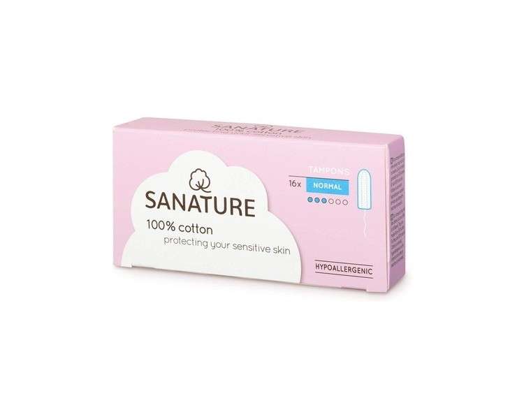 Sanature Normal Tampons 100% Cotton