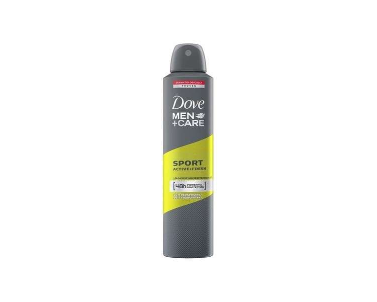 Dove Men + Care Sport Active + Fresh Antiperspirant Deodorant Aerosol 250ml