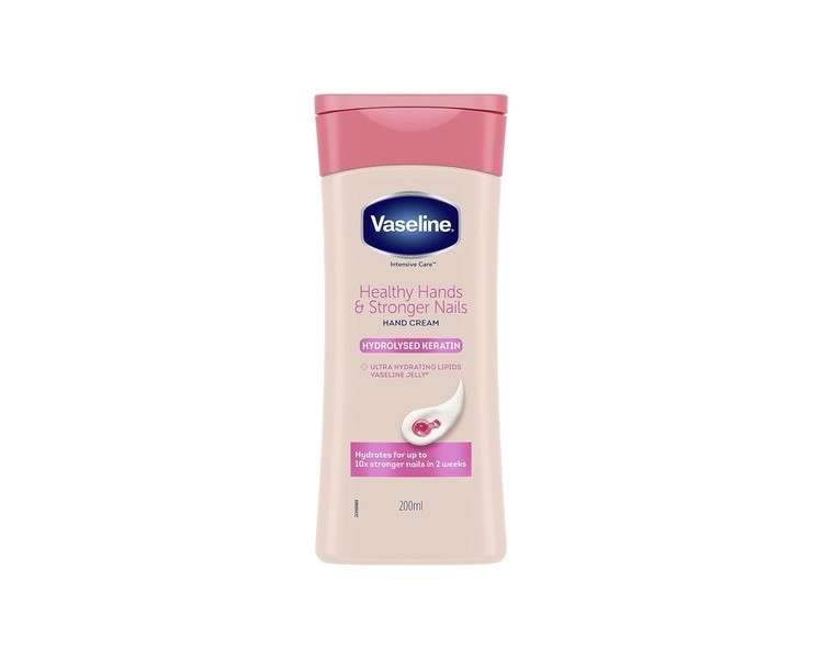 Vaseline Intensive Care Healthy Hands Stronger Nails with Keratin 200ml