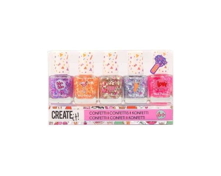 Create It Confetti Nail Polish Set of 5