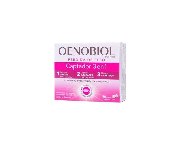 Oenobiol Captador 3 in 1 60 Capsules