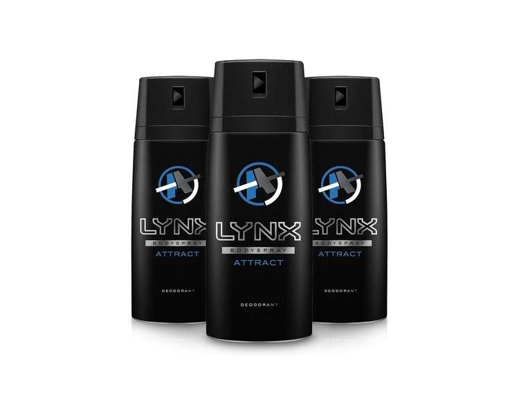 Lynx Attract For Him Men's Fragrance Masculine Body Spray Deodorant 150ml