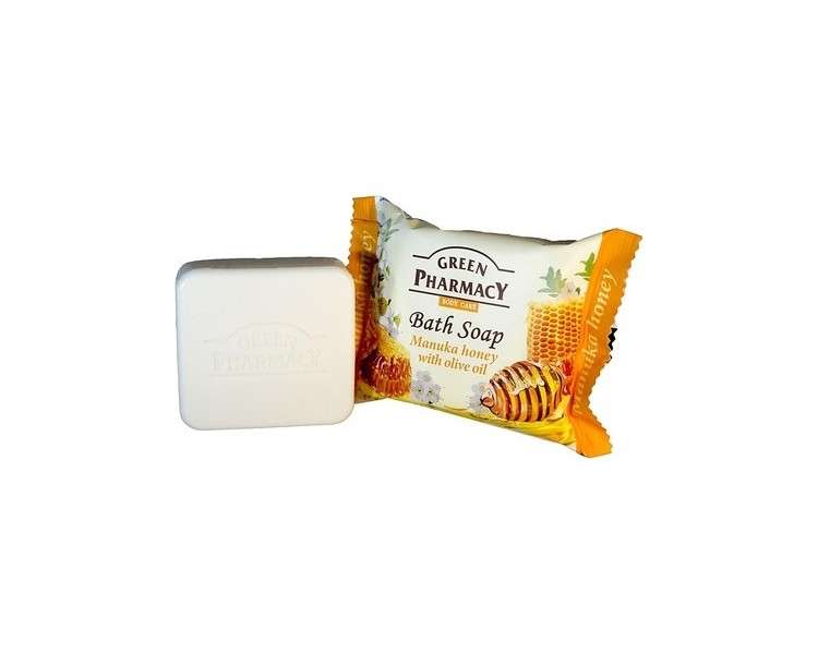 Green Pharmacy Manuka Honey Bath Soap Bar with Olive Oil 100g