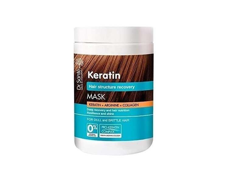 Dr. Sante Keratin Mask with Arginine and Collagen for Hair Structure Recovery 1000ml
