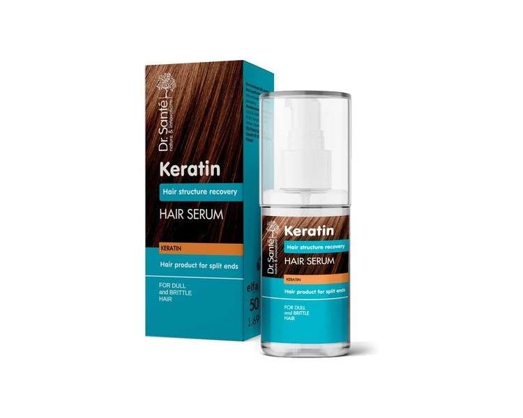 Dr.Sante Hair Serum for Dull and Brittle Hair Keratin Restoring Hair Structure 50ml