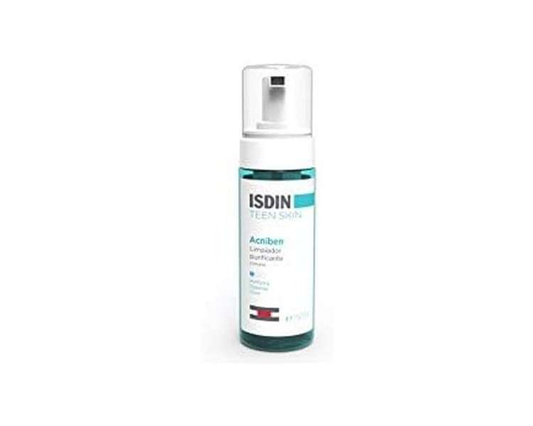 ISDIN Acniben Acne Cleansing Foam 150ml - Deep Cleanses Skin and Removes Excess Sebum