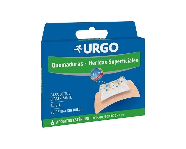 Urgo Burns 6 Medical Dressings