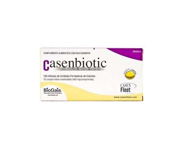 Casenbiotic 10 Comp Limon Masticables