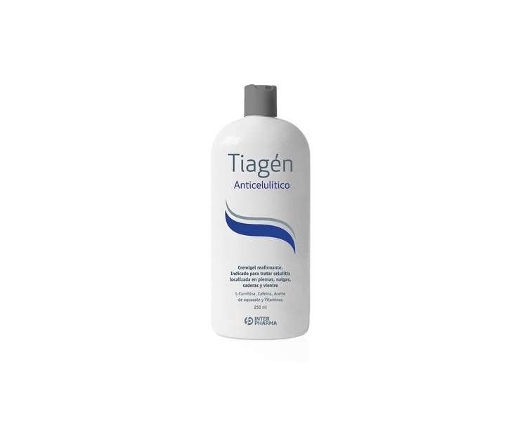 Tiagen Anti-Cellulite Gel Cream Tightens and Reduces Volume with L-Carnitine and Vitamins 250ml