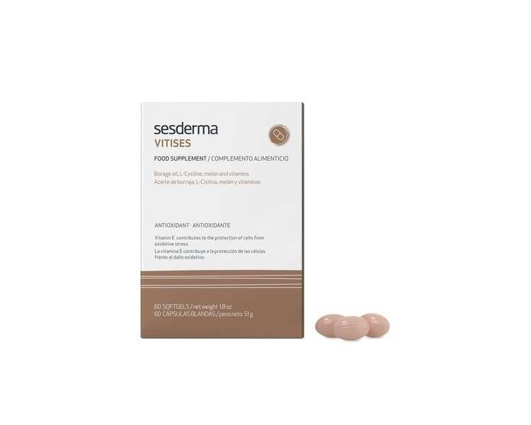 Sesderma Vitises Dietary Supplement Capsules 60 Count