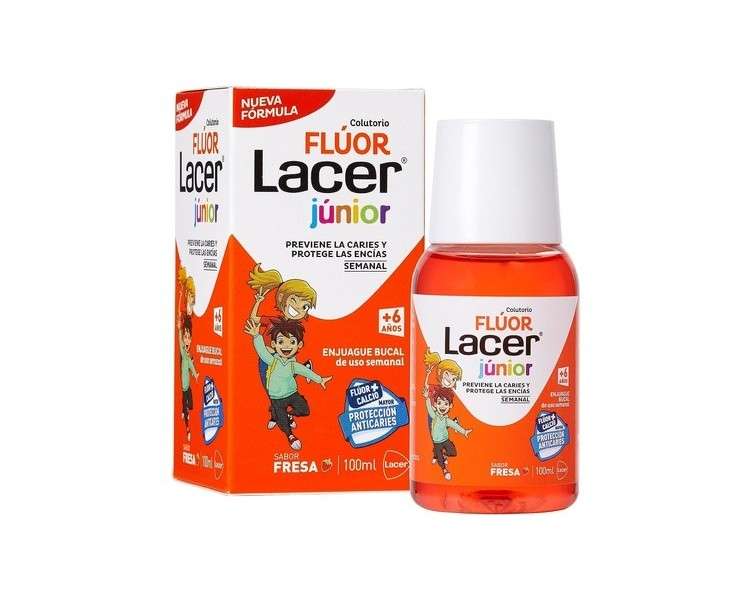 Lacer Colut Weekly Fluoride Strawberry 100ml