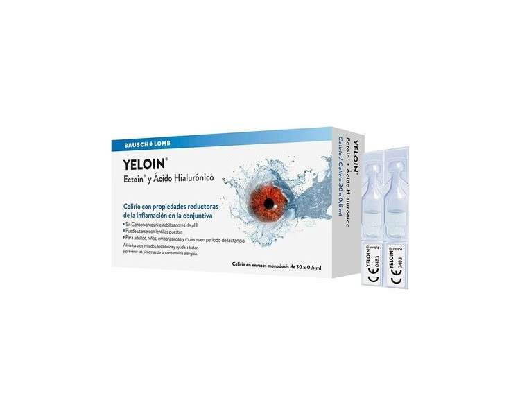 Yeloin Ectoin+Hialu Oftalm Monodosis 30U