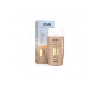 ISDIN Fusion Water Color SPF 50 Tinted Daily Facial Sun Cream 50ml Medium