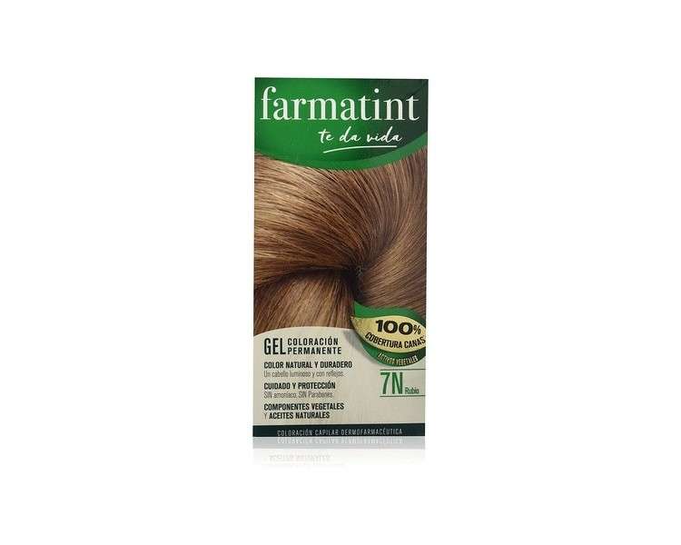 Farmatint Permanent Gel Hair Dye 7N Blood