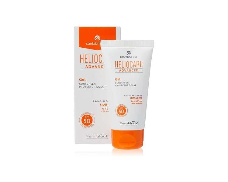 Heliocare Advanced Gel SPF 50 50ml Lightweight Sunscreen for Face Matte Finish