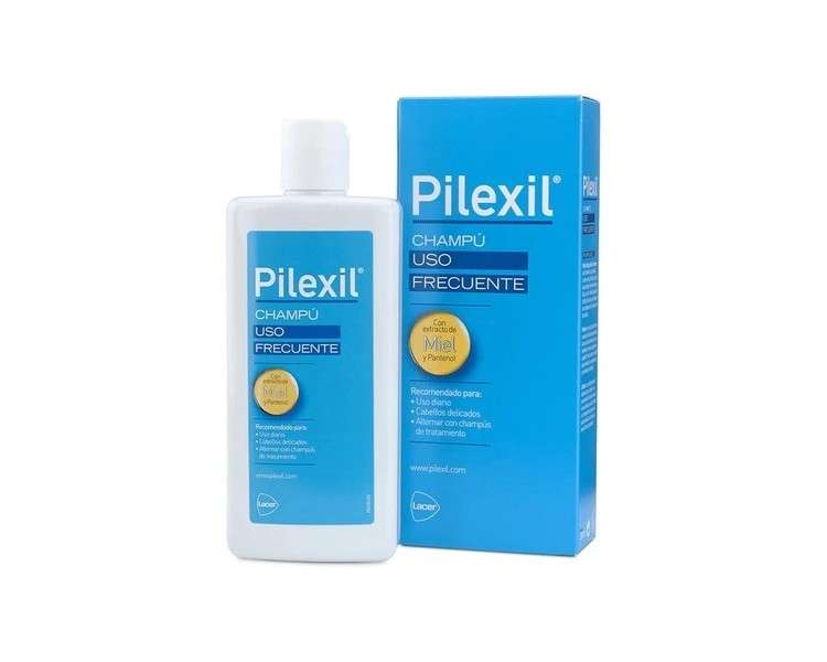 PILEXIL CHAMPU Shampoo 300ml Daily Use Softness and Hydration for Hair Pantanol and Honey