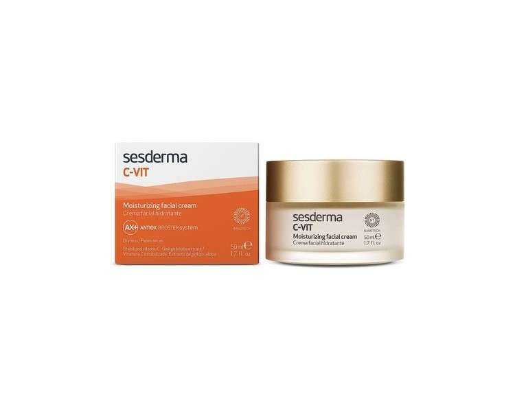 Sesderma C-Vit Moisturising Face Cream with Vitamin C for Hydrated and Radiant Skin 50ml
